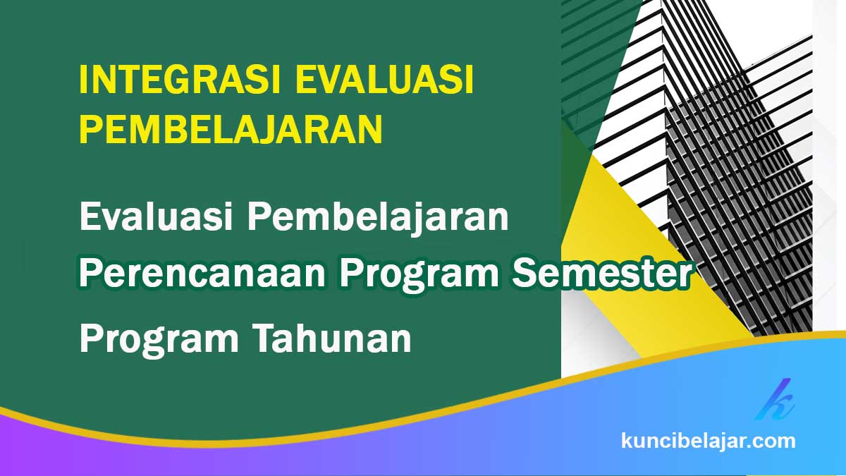 Cara Mengintegrasikan Evaluasi Pembelajaran dengan Perencanaan Program Semester dan Program Tahunan