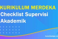 Checklist Supervisi Akademik