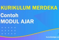 Contoh Lengkap Modul Ajar Kurikulum Merdeka Format Siap Edit