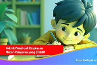 Teknik Membuat Ringkasan Materi Pelajaran yang Efektif