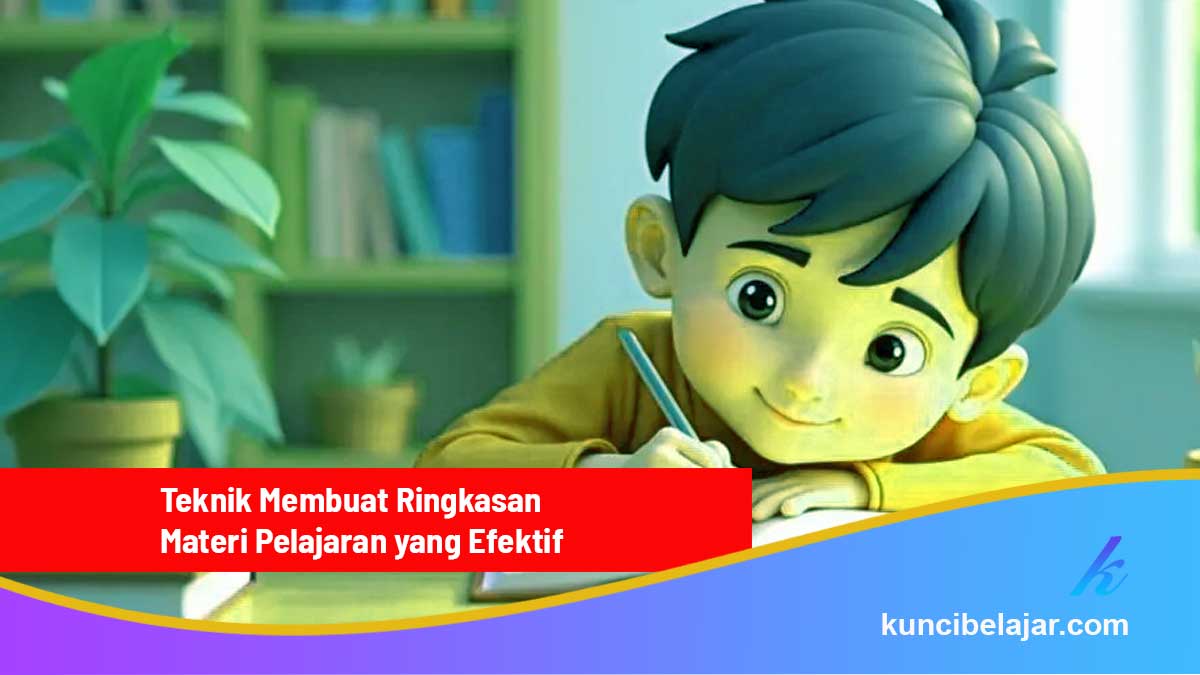 Teknik Membuat Ringkasan Materi Pelajaran yang Efektif